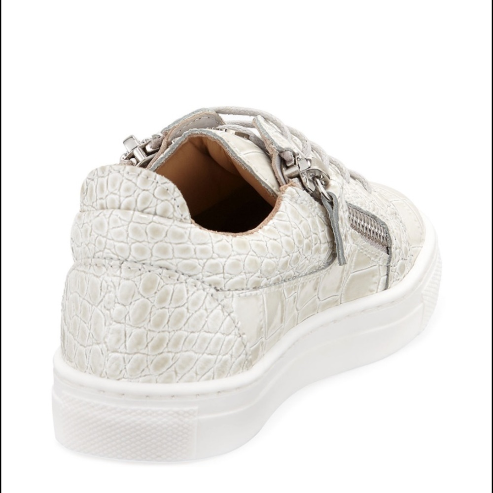 giuseppe zanotti jr NIB snake embossed lowtops - Picture 4 of 5